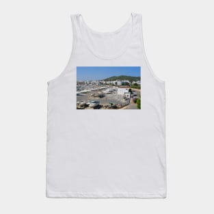 The Boatyard and Marina at Santa Eulalia, Ibiza Tank Top